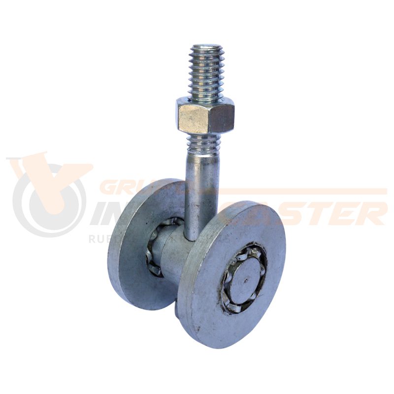 Garrucha corredera de 2 ruedas pesada