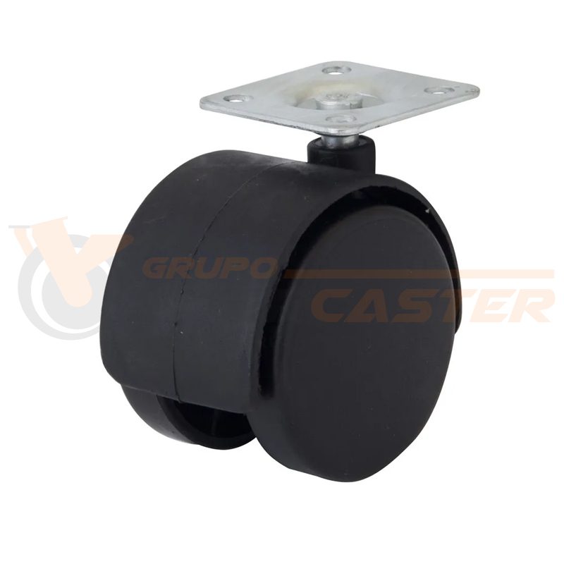 Rueda con plataforma giratorio